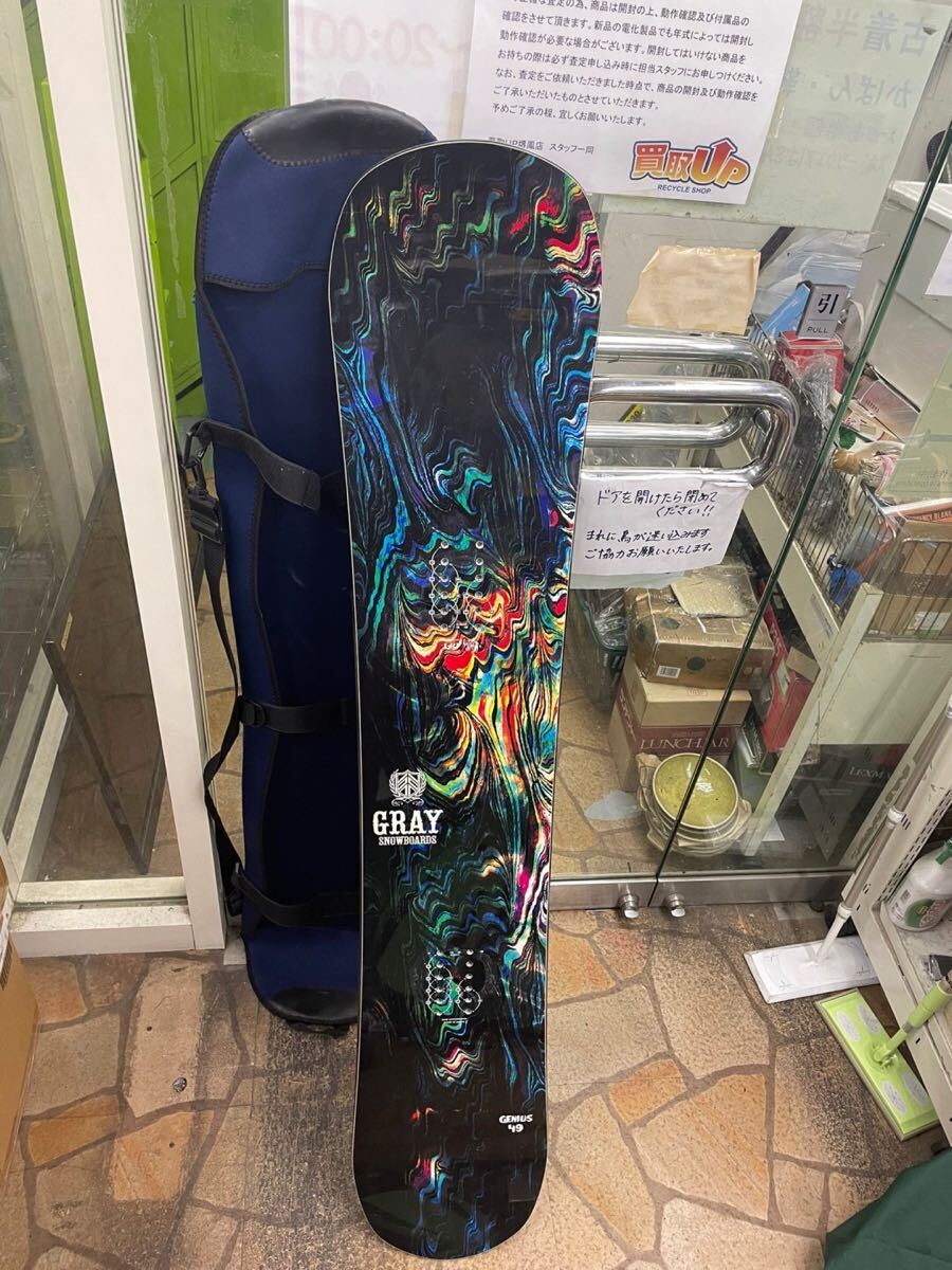 ○E9434 Gray snowboards グレイ GENIUS 49 スノーボード 148cm ○E9434 Gray snowboards グレイ GENIUS 49 スノーボード 148cm