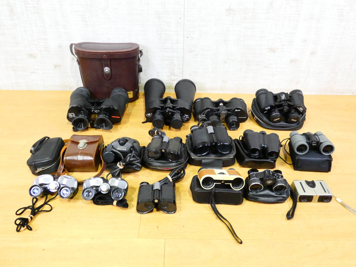 ▲双眼鏡/オペラグラス 15点まとめて ニコン/ペンタックス/キヤノン/富士メイボー/ビクセン 他 ※ジャンク品 ＠100 (10)