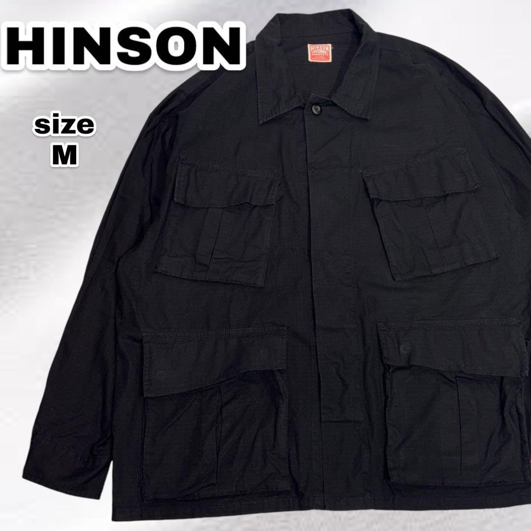 ヒンソン HINSON FATIGUE JACKET メンズ JPN：M 黒