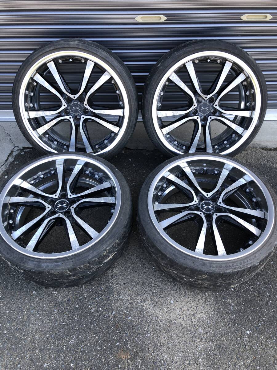 マーベリック　４０５Ｓ　MAVERICK　ホイール　４本セット　１９インチ　８.５Ｊー２本　９Ｊー２本　５穴　PCD１００
