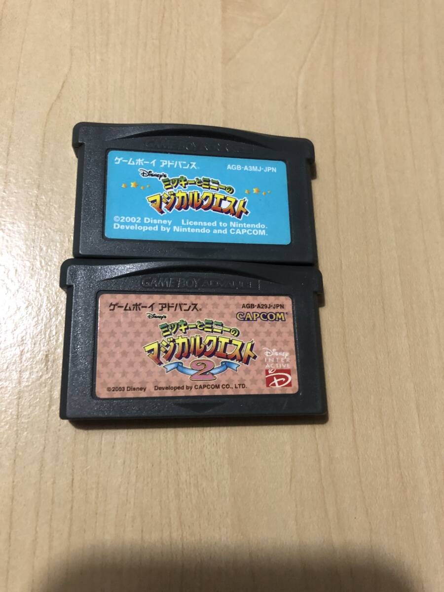 GBA ミッキーとミニーのマジカルクエスト 1 2