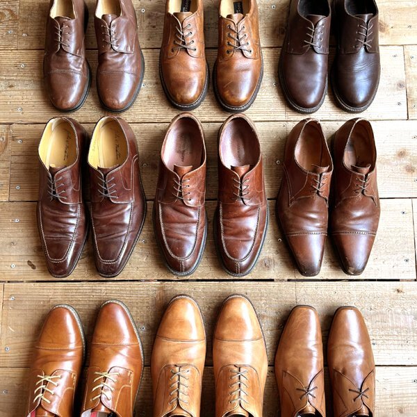 1点物◆ブルーノマークBruno Marc茶革靴レザーシューズ古着メンズ28.5レディースOKアメカジ90sストリート中古ブランド373491_画像5