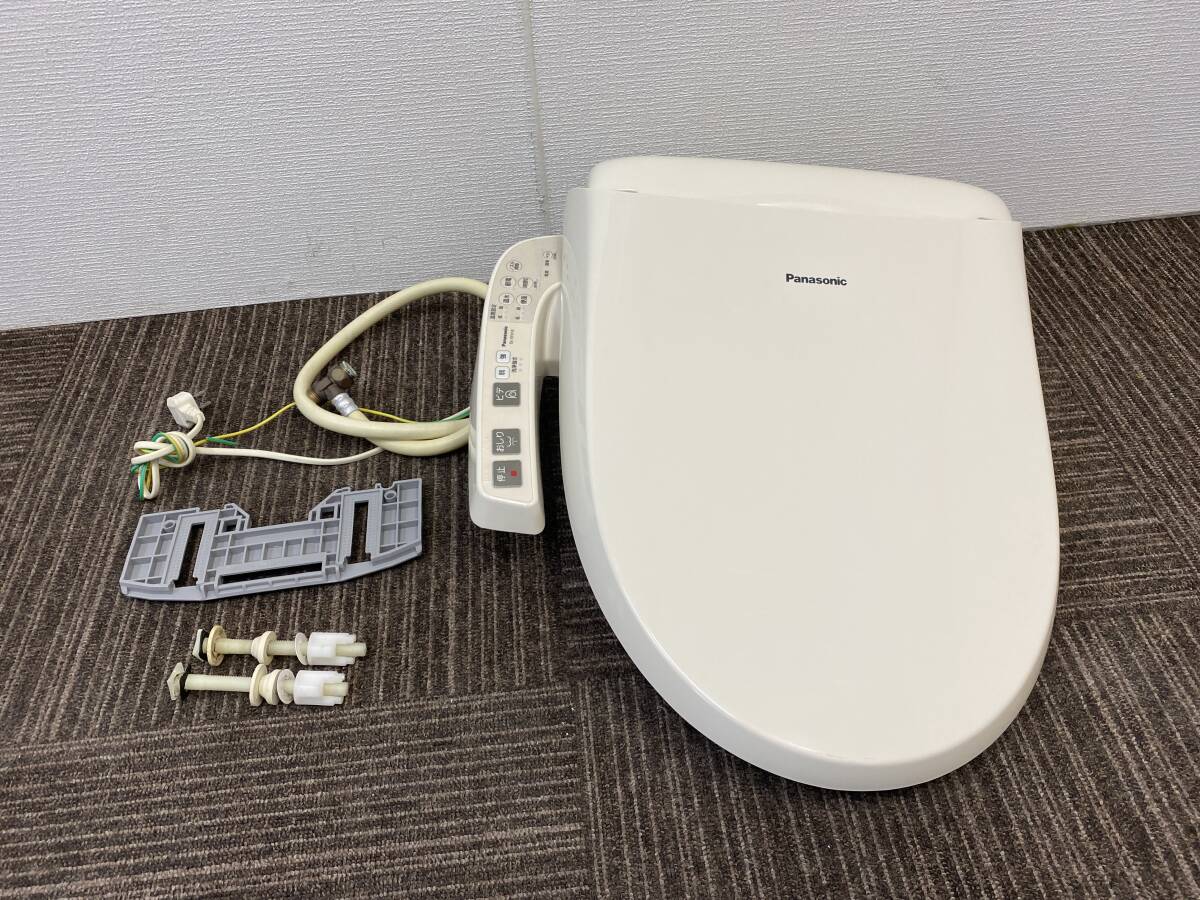 【中古】Panasonic(パナソニック) 電気温水便座 ウォシュレット ビューティ・トワレ「DL-EFX10-CP」☆#CP(パステルアイボリー）