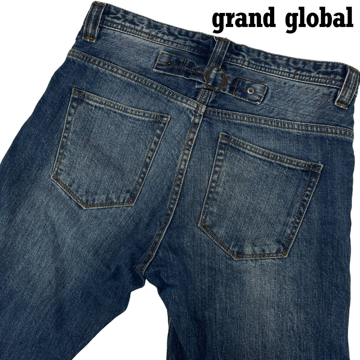 グランドグローバル grand global セルビッチ デニム W36 (約 グランドグローバル grand global セルビッチ デニム W36 (約