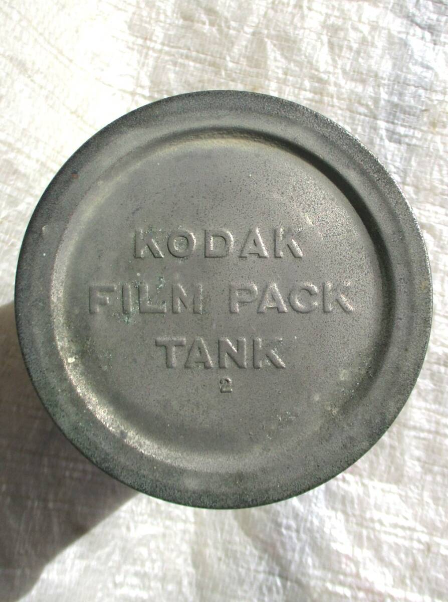 特許 1908年?美品　超レア　KODAK FILM PACK TANK 2　現(xiàn)像タンク　中身付　パッキン殘存　腐食穴/落下痕無し?売切