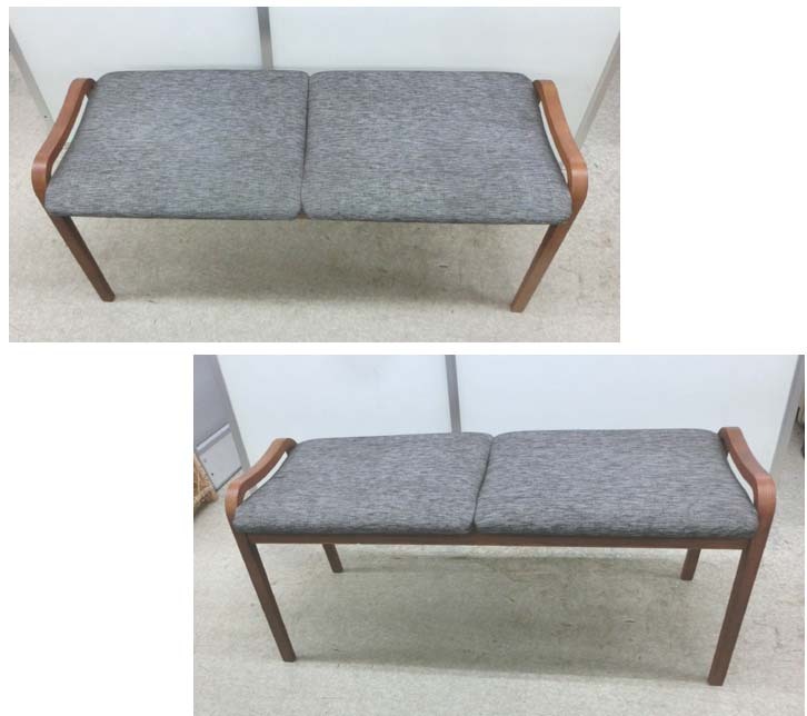 Yahoo!オークション - FUJI FURNITURE/冨士ファニチア 2Pベンチ Yahoo!オークション - FUJI FURNITURE/冨士ファニチア 2Pベンチ