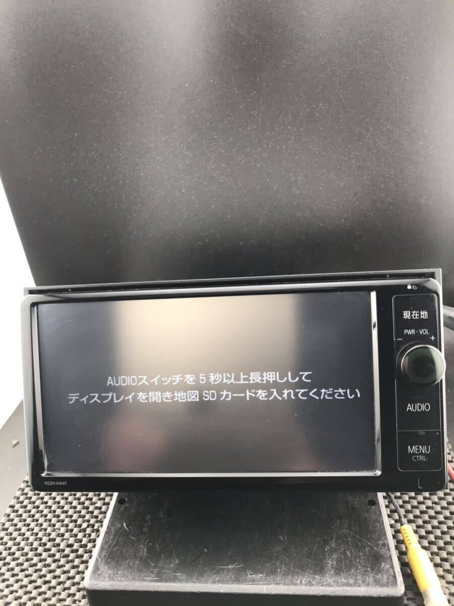 ☆即決/トヨタ純正 NSZN-W64T Bluetooth カーナビ/☆難あり☆ ☆即決/トヨタ純正 NSZN-W64T Bluetooth カーナビ/☆難あり☆