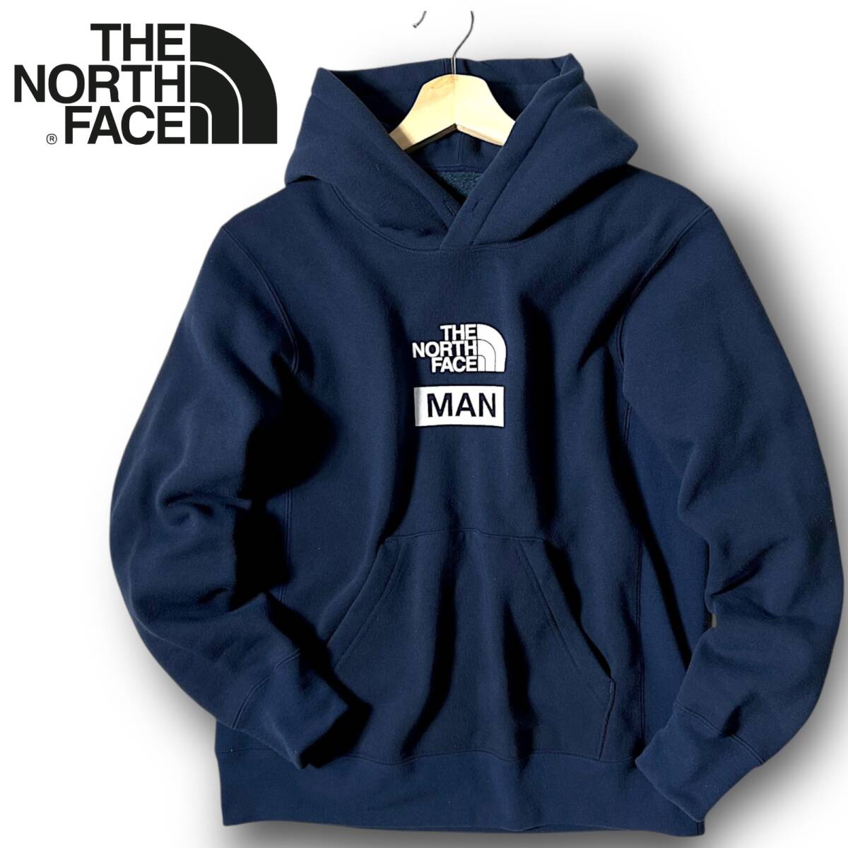 新品 THE NORTH FACE ノースフェイス TNF MAN HOODIE 裏起毛 ヘビーウェイト スウェット パーカー ルクアフーディー S 厚手 肉厚 ◆B4330