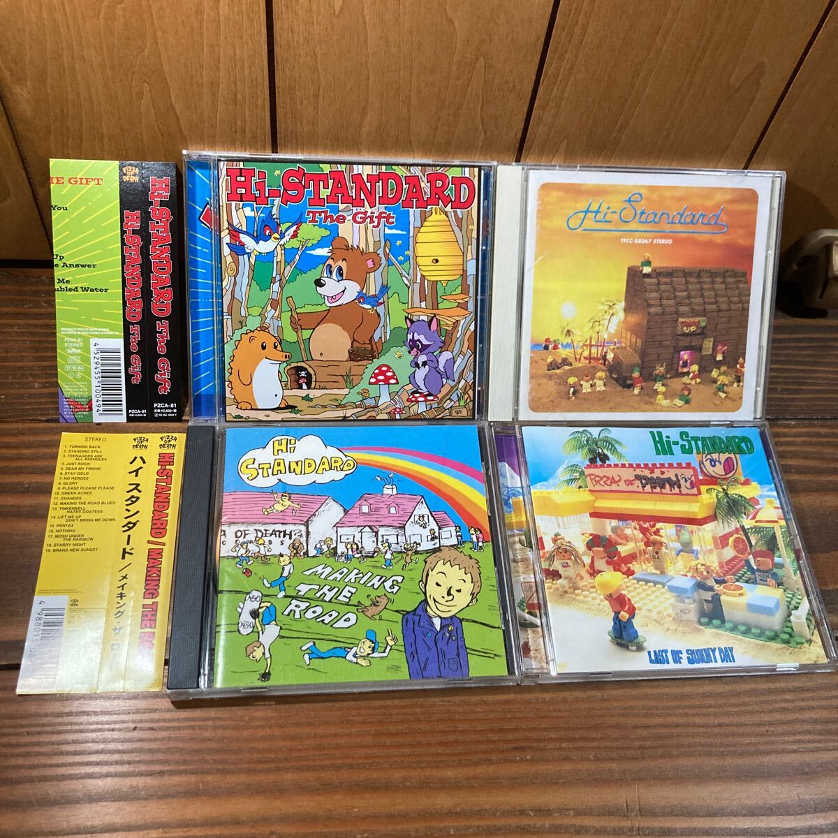 4枚セット】 Hi-STANDARD ハイスタ making the road / the gift