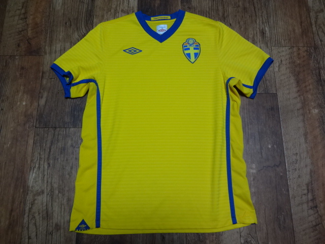スウェーデン代表 正規(guī)品 ユニフォーム シャツ 2011 ホーム Mサイズ