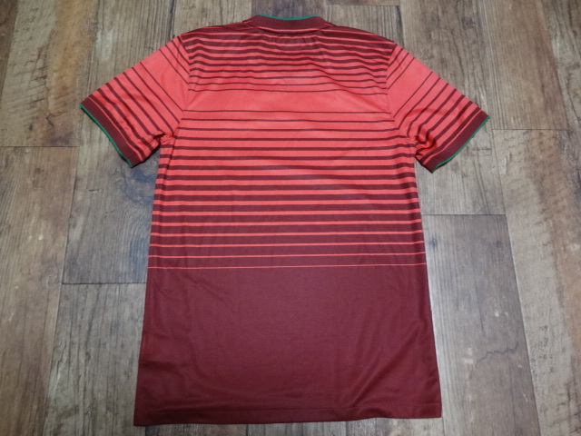 ポルトガル代表 正規品 ユニフォーム シャツ 2014/2015 ホーム Sサイズ 中古_画像2