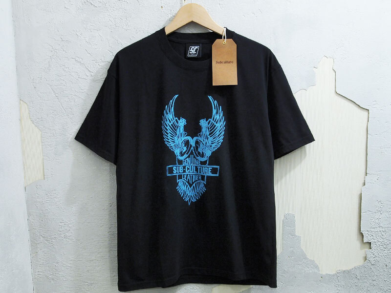 新品 SC SubCulture POP UP限定 WING T-SHIRT Tシャツ TEE サブカルチャー BLACK 1 S F