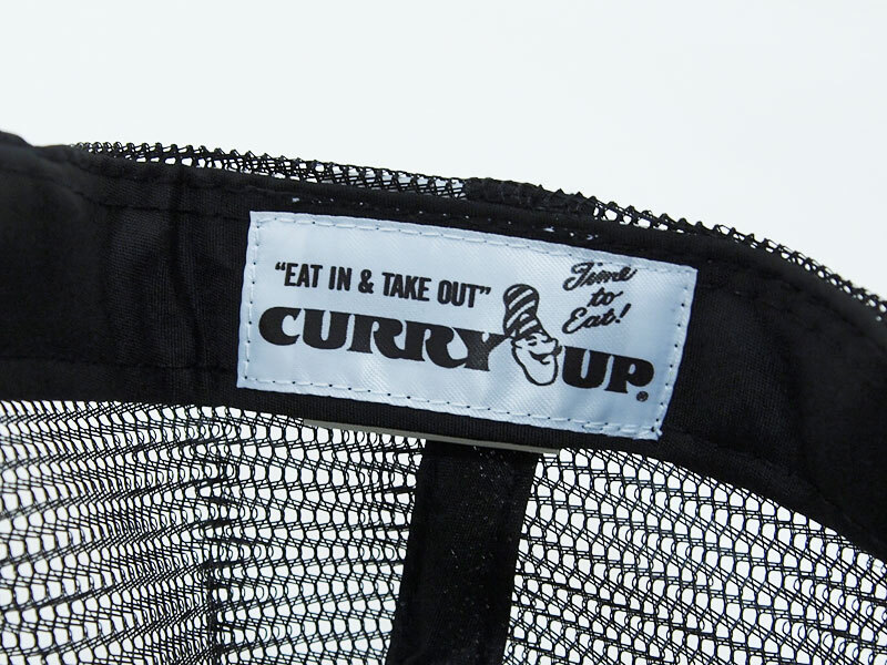 curry up cap ブラック 新品未使用 希少 新品 CURRY UP MESH CAP メッシュ キャップ BLACK カリー