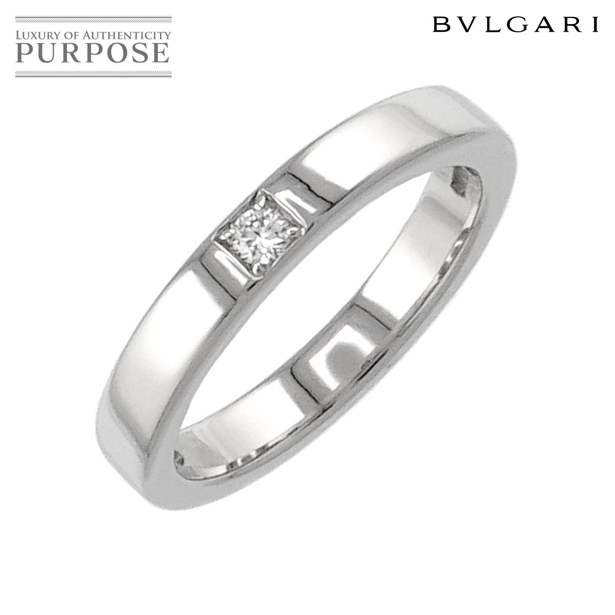 ブルガリ BVLGARI マリーミー 9号 リング ダイヤ 1P Pt プラチナ ブルガリ BVLGARI マリーミー 9号 リング ダイヤ 1P Pt プラチナ