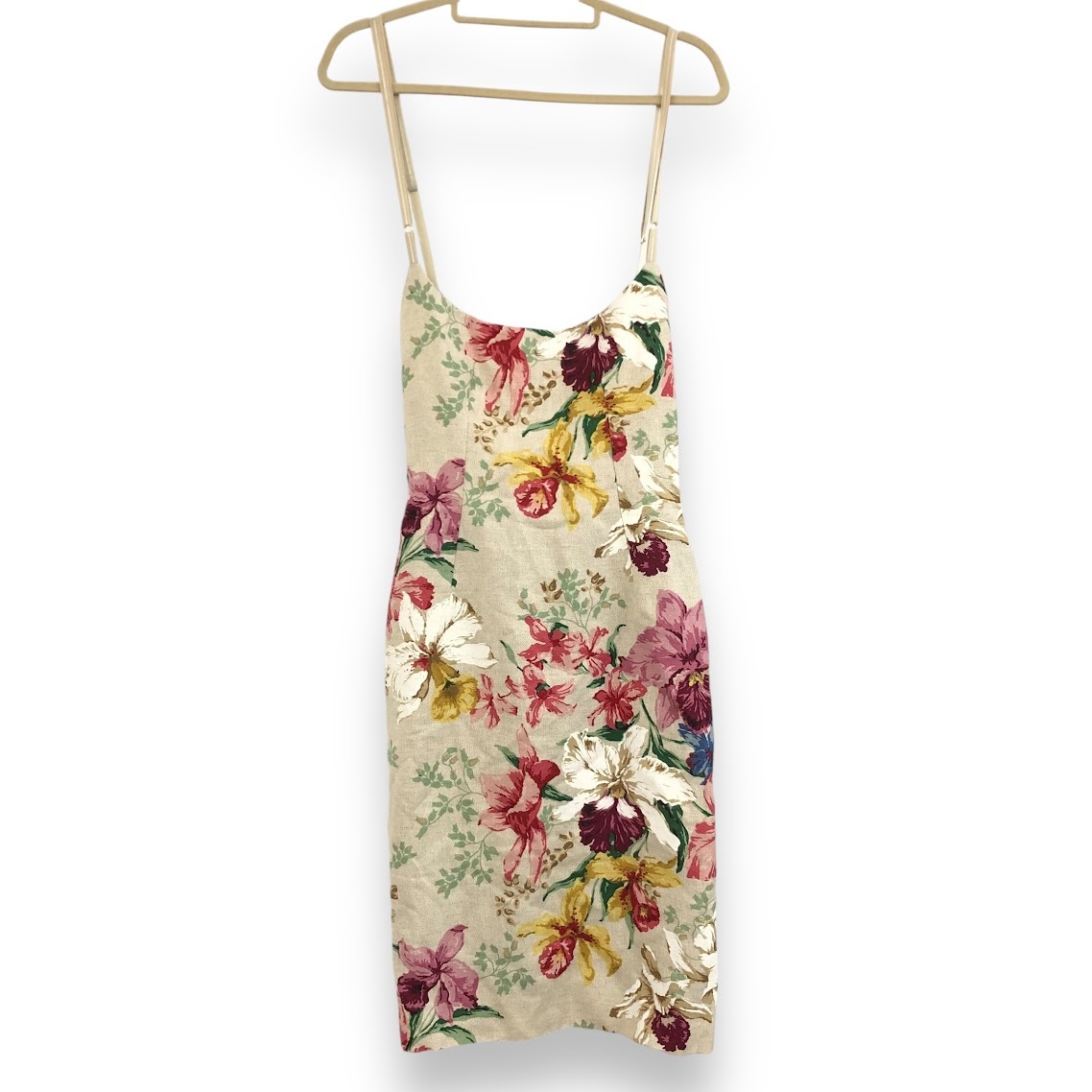 【ITKALJJ9B74O】DOLCE&GABBANA ドルチェ＆ガッバーナ D&G ワンピース キャミソール 花柄 レース サイズ40