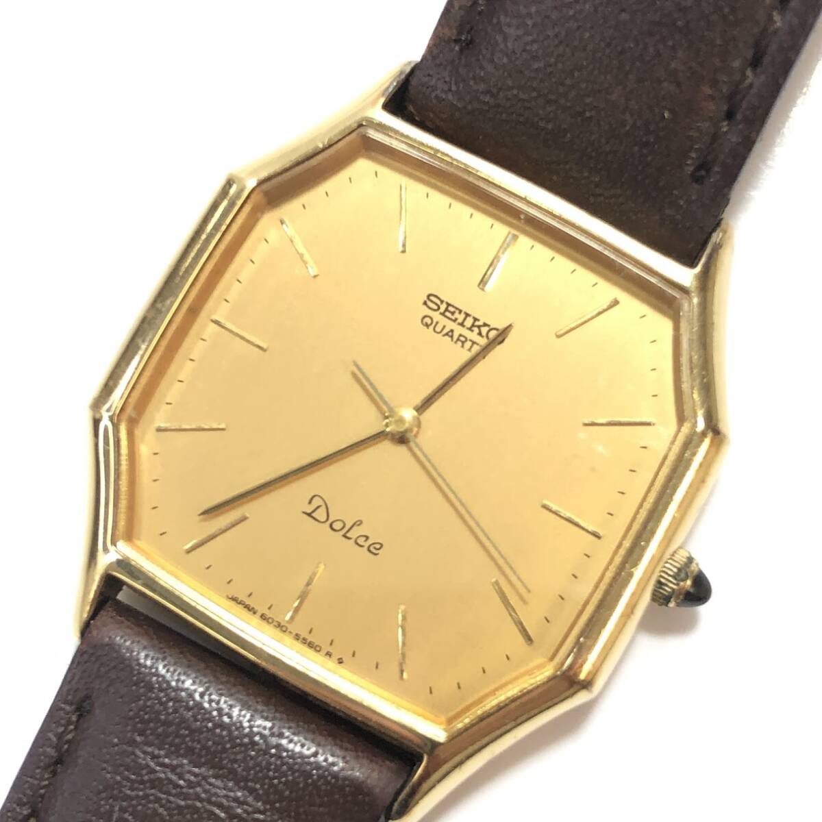 【IT09W8MYWGKW】SEIKO セイコー Dolce 6030-5500 クォーツ 腕時計