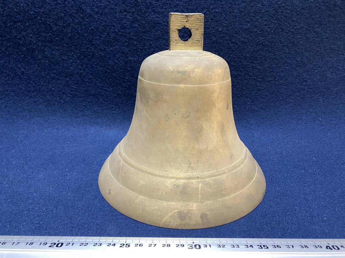 2025，新作登場】 ☆【逸品堂】☆ 2.6㎏ 良い音色 昔の古いマリンベル 銅製