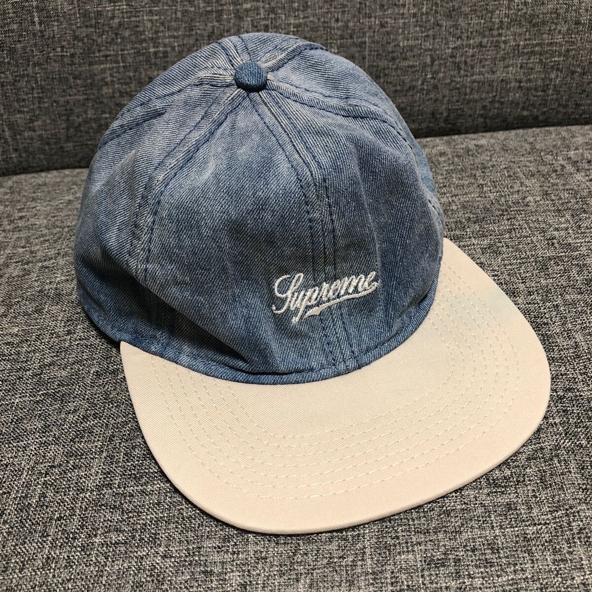 supreme デニムキャップ
