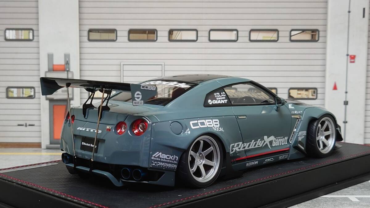メイクアップ イデア 1/18 ロケットバニーR35 カスタム品 Yahoo!オークション - 1/18 メイクアップ Make UP / ロケット