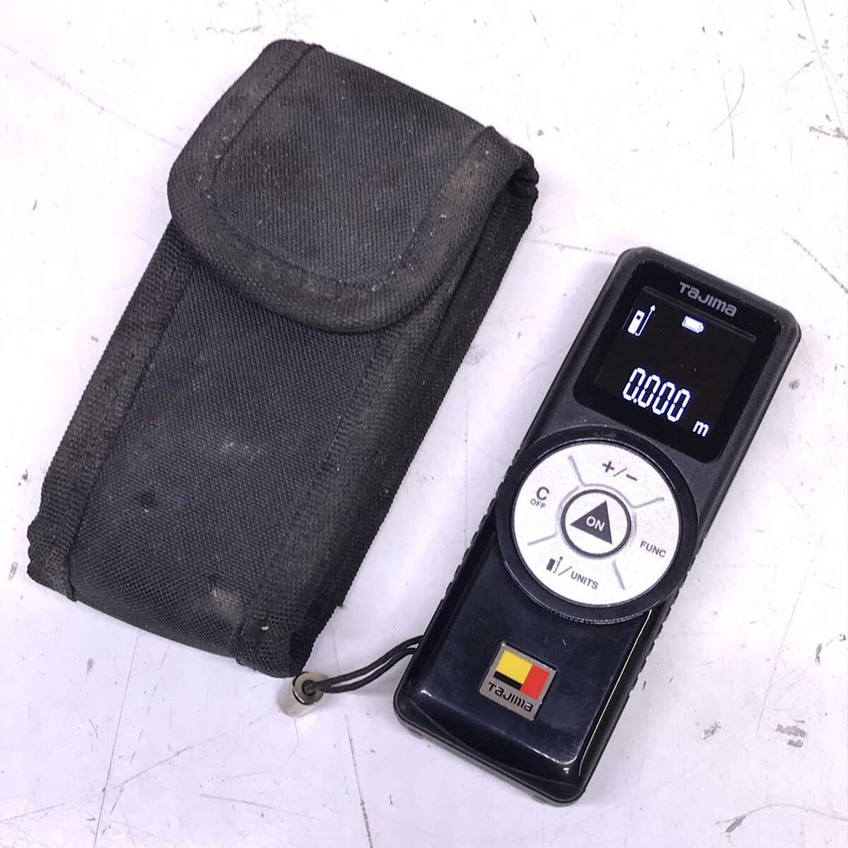 ♪ タジマ TAJIMA セフ レーザー距離計 G03 ブラック TSFLK-G03BK 動作確認済み