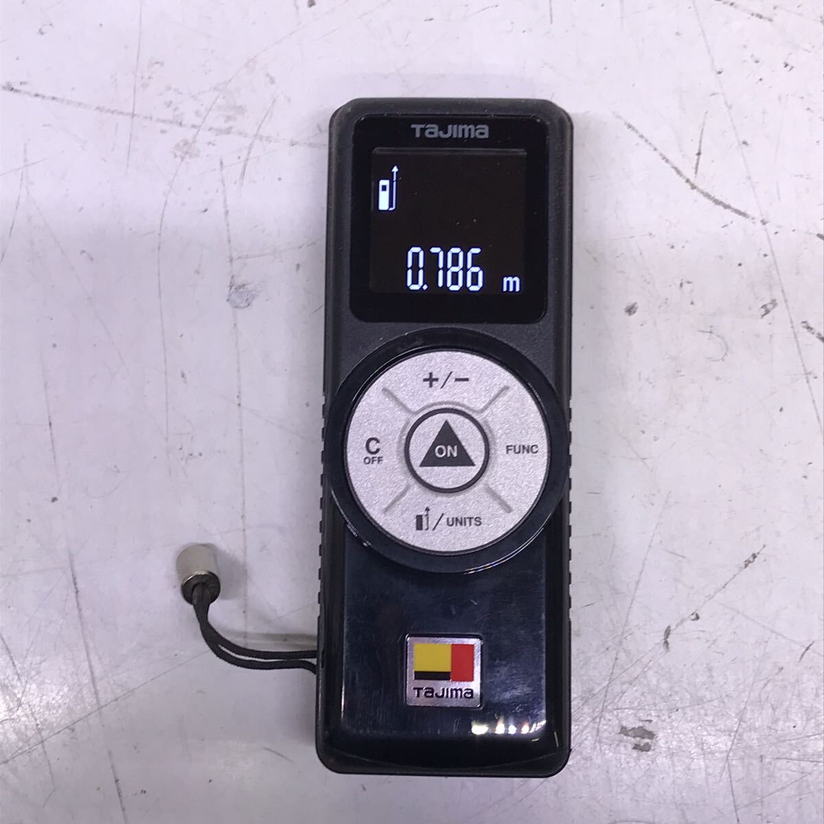 ♪ タジマ TAJIMA セフ レーザー距離計 G03 ブラック TSFLK-G03BK 動作確認済み