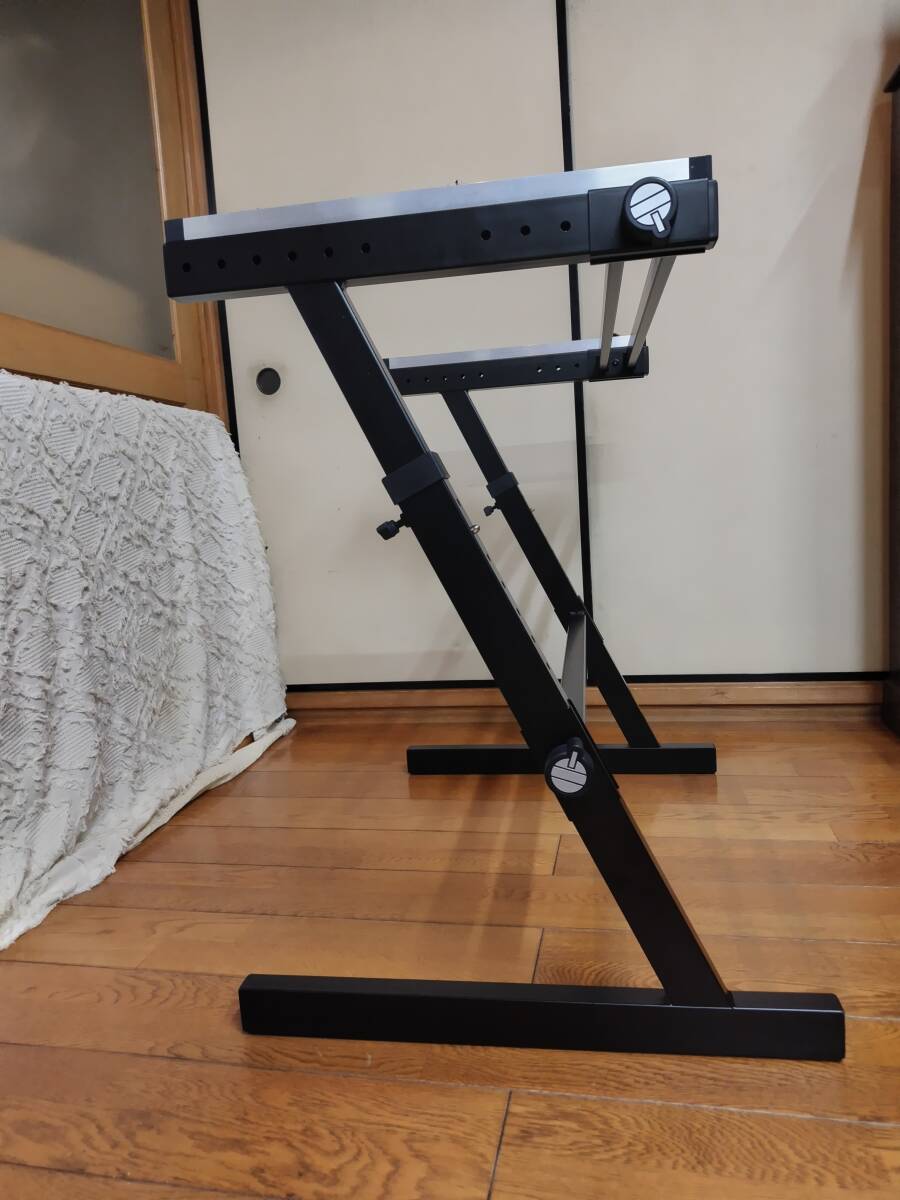 QUIK LOK/クイックロック　Z型 キーボードスタンド 高さ調整可 組立式 電子ピアノスタンド Compact224 コンテントオルガン