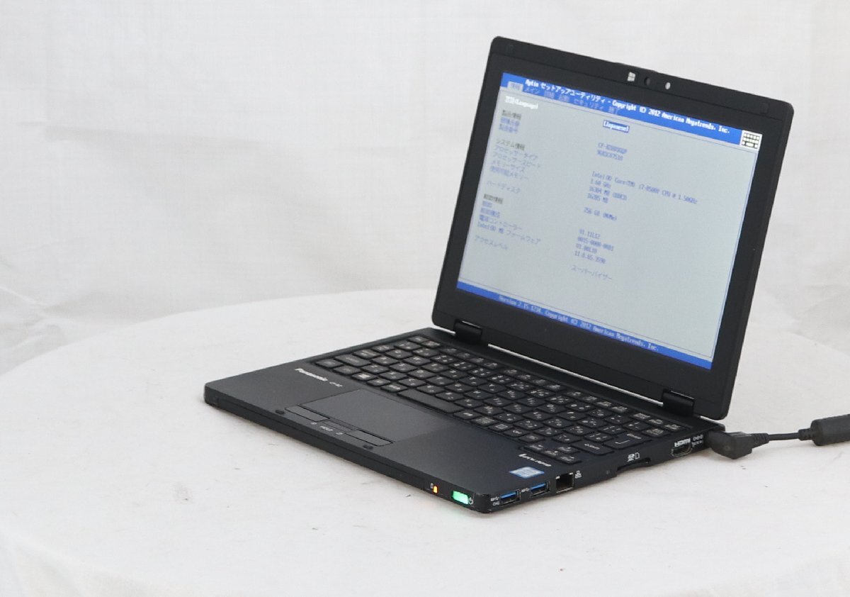 Panasonic CF-RZ8DSGQP Let's note　Core i7 8500Y 1.50GHz 16GB 256GB(SSD)■1週間保証