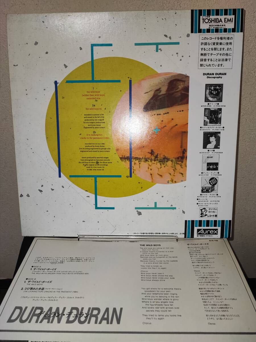 te. Ran *te. Ran DURAN DURAN The Wild Boys S14-102 Synth pop 