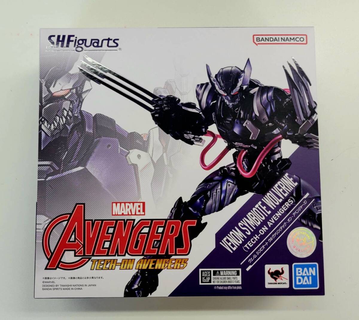 新品 未開封 S.H.Figuarts ヴェノム シンビオート ウルヴァリン(テック・オン・アベンジャーズ)