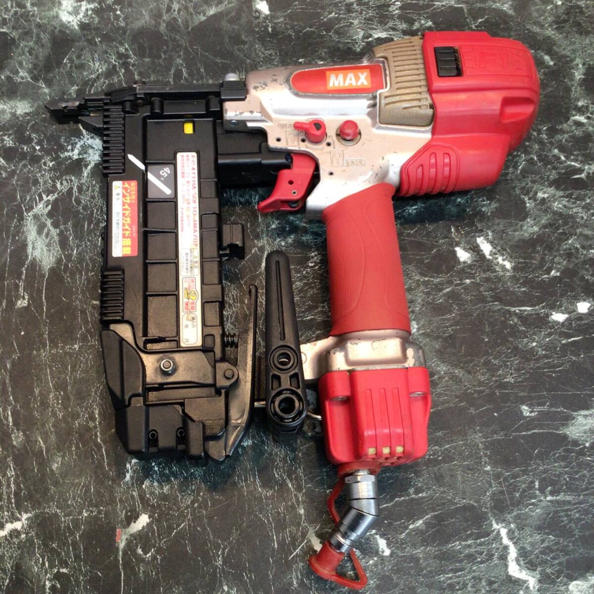 【中古品】★マックス(MAX) 高圧フロアタッカ HA-50F1(D)/4MAフロア≪送料無料≫