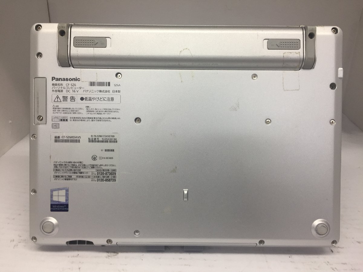  Junk / Panasonic CF-SZ6RDAVS Intel Core i5-7300U memory 4.1GB storage less [K00098]