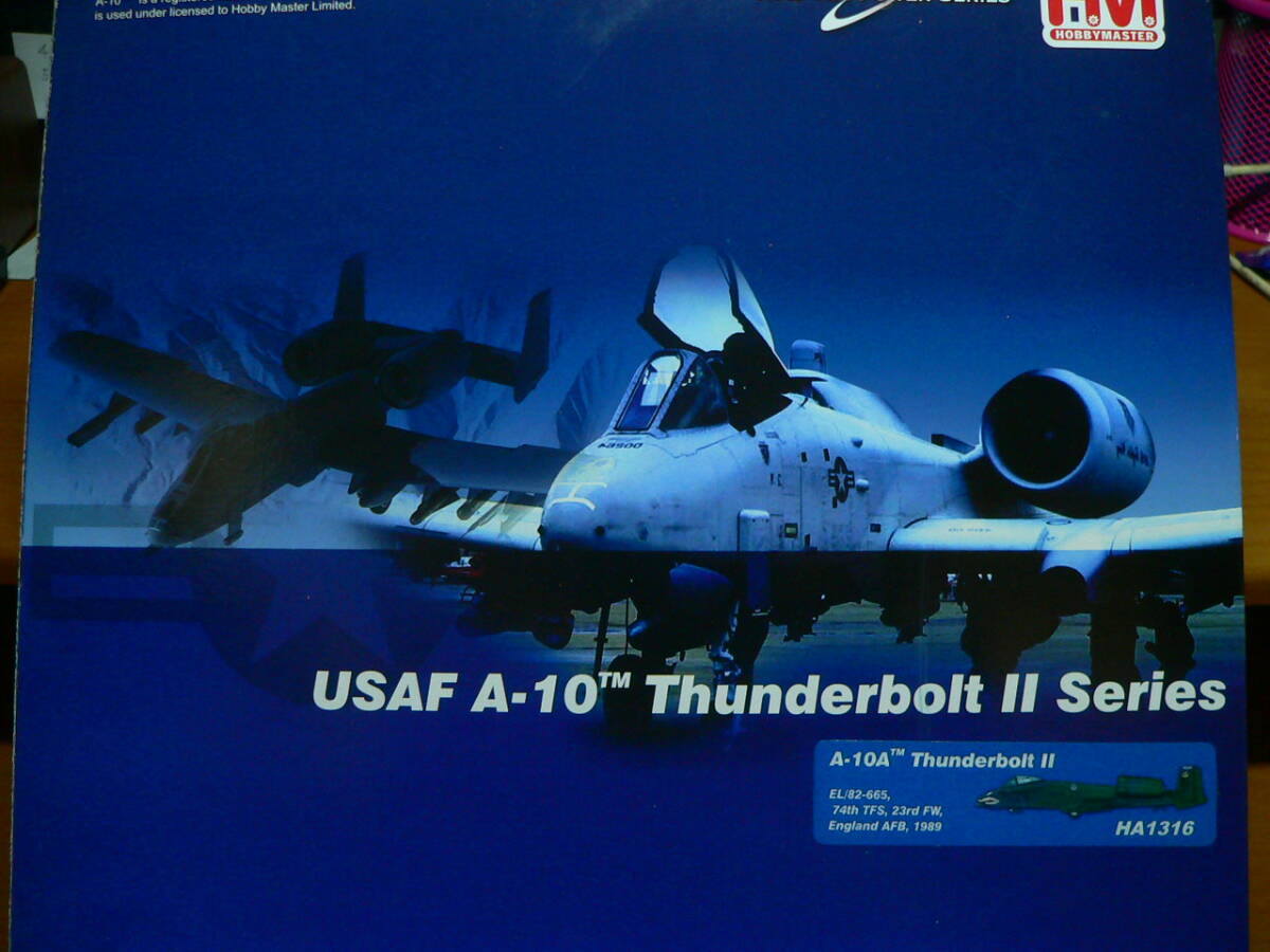 HM　HA1316　1/72　A-10A　サンダーボルトⅡ　EL/82-665 74th TFS,23rd FW, イングランドAFB 1989