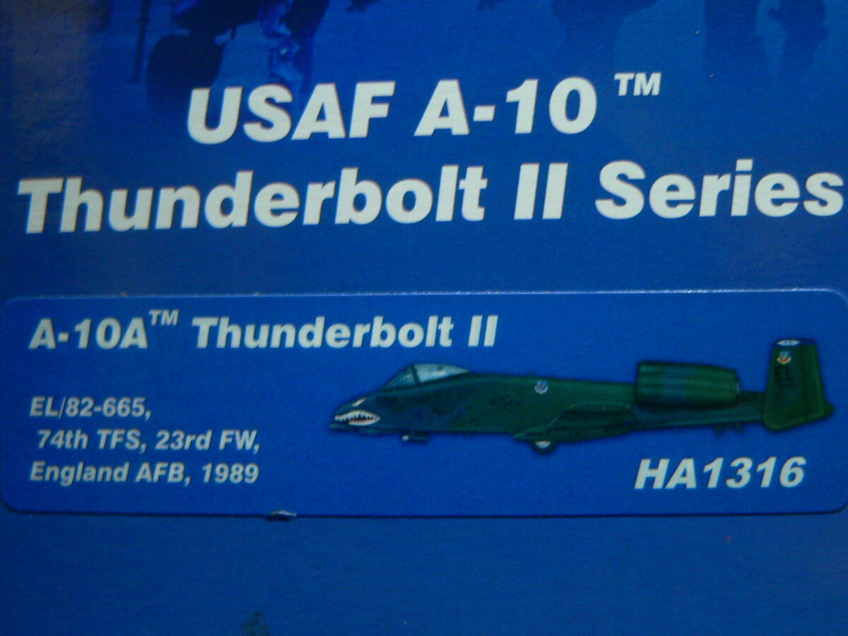 HM　HA1316　1/72　A-10A　サンダーボルトⅡ　EL/82-665 74th TFS,23rd FW, イングランドAFB 1989