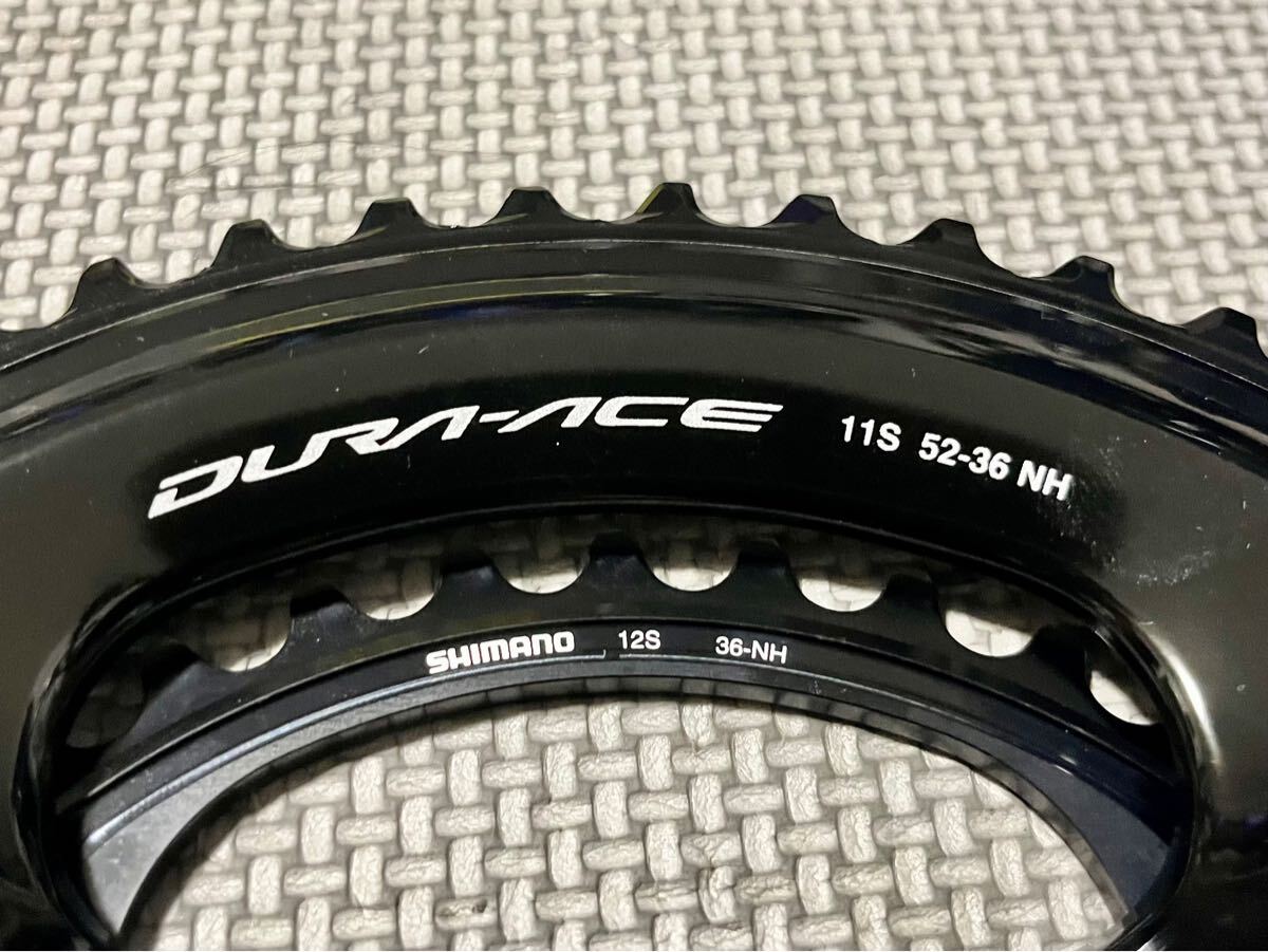 シマノ FC-09 チェーンリング 52-36 11速 シマノ DURA-ACE シマノ FC-09 チェーンリング 52-36 11速 シマノ DURA-ACE