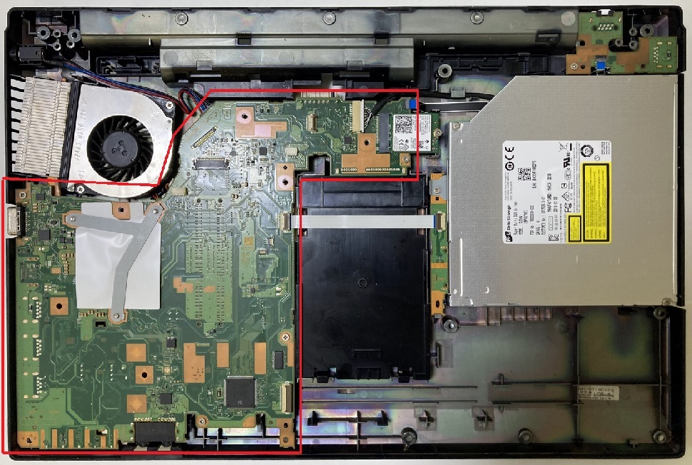 第8世代Core i3-8130U搭載 富士通 LIFEBOOK A748/TX マザーボード