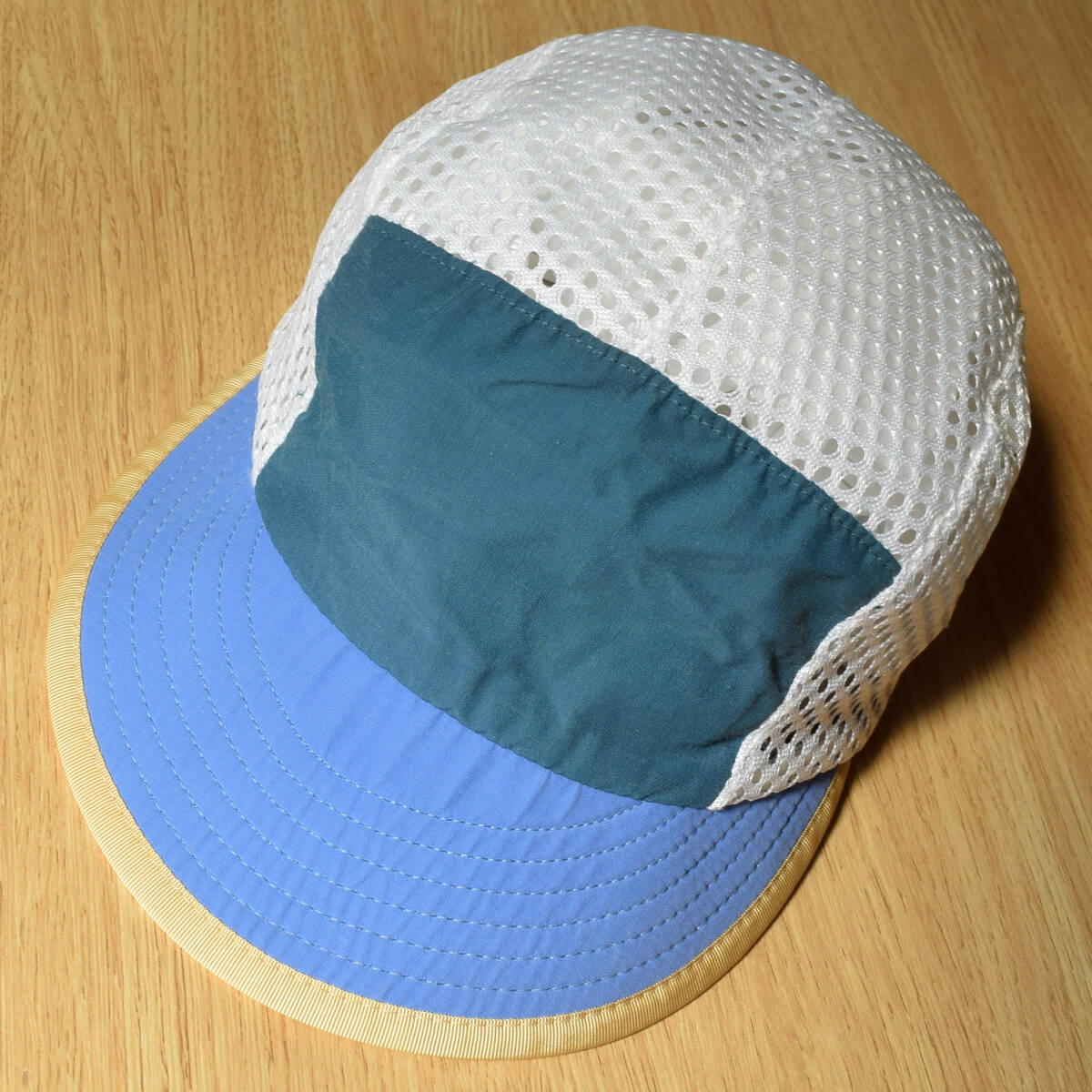 美品 USA製 95年 人気!patagonia ダックビルキャップ メッシュ 廃番希少品 ダックビル スプーンビル 山と道 surf キャップ トレラ
