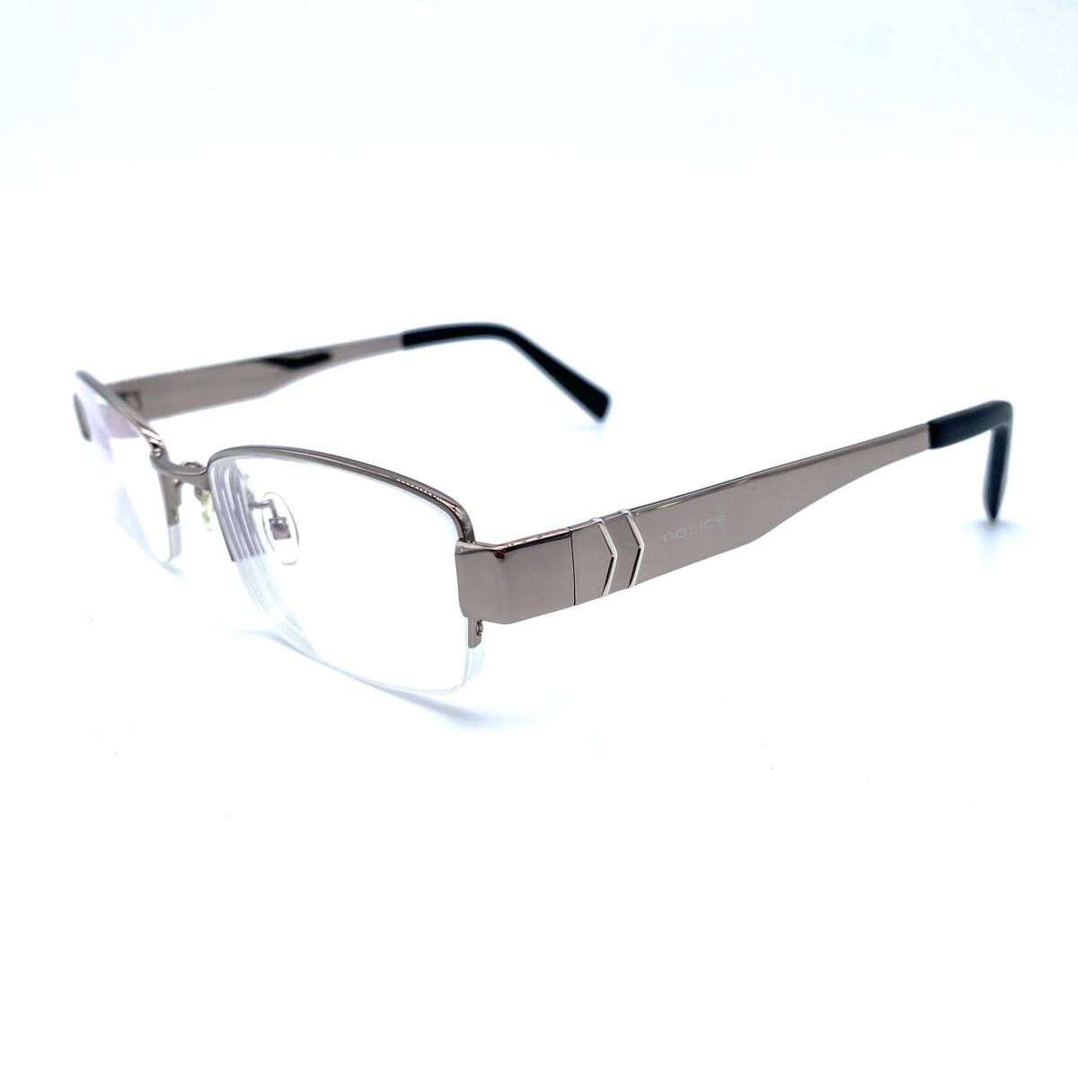POLICE Prescription Eye- Glasses Silver / ポリス 度付き 眼鏡 メガネ