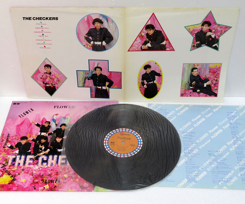 【中古LPレコード盤(pán)】CHECKERS：FLOWER?絶対チェッカーズ!!?もっと!チェッカーズ?毎日!!チェッカーズ?TAN TAN たぬき 他：6枚セット