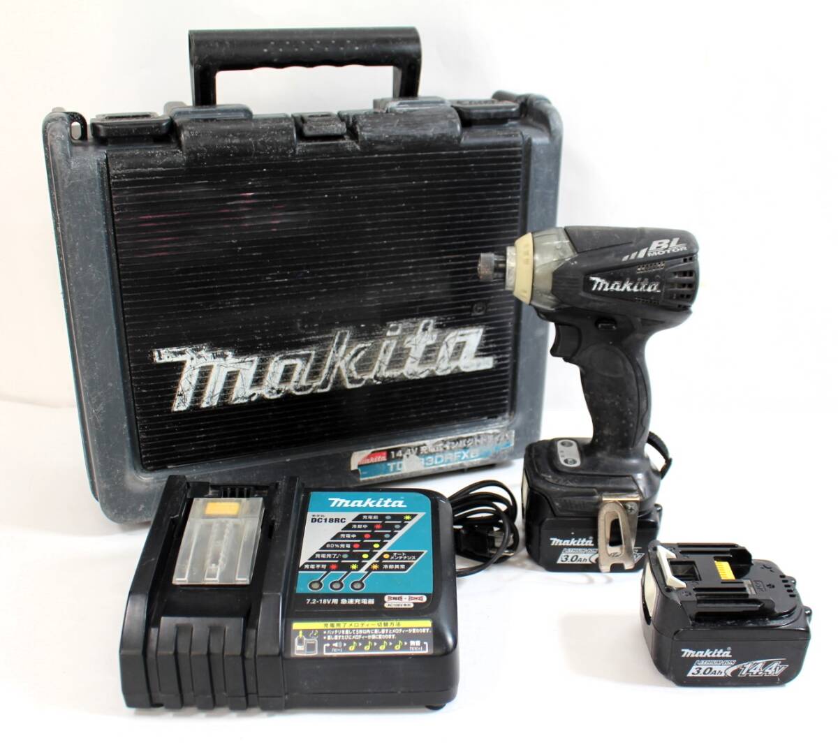 Y6469#◆中古品◆マキタ 充電式インパクトドライバ ブラック TD133DRFX