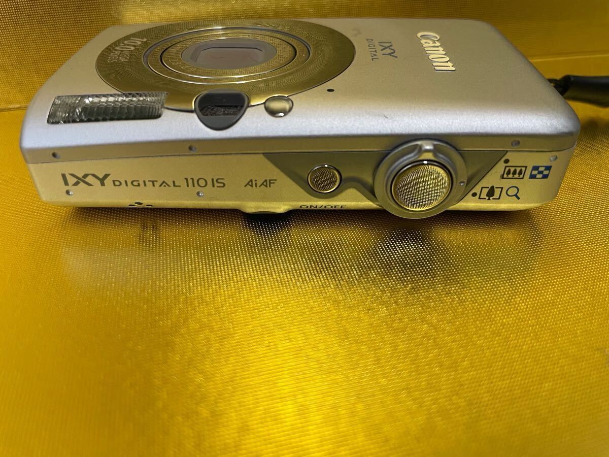 Canon IXY DIGITAL 110ISシルバー コンパクトデジタルカメラ デジカメ 