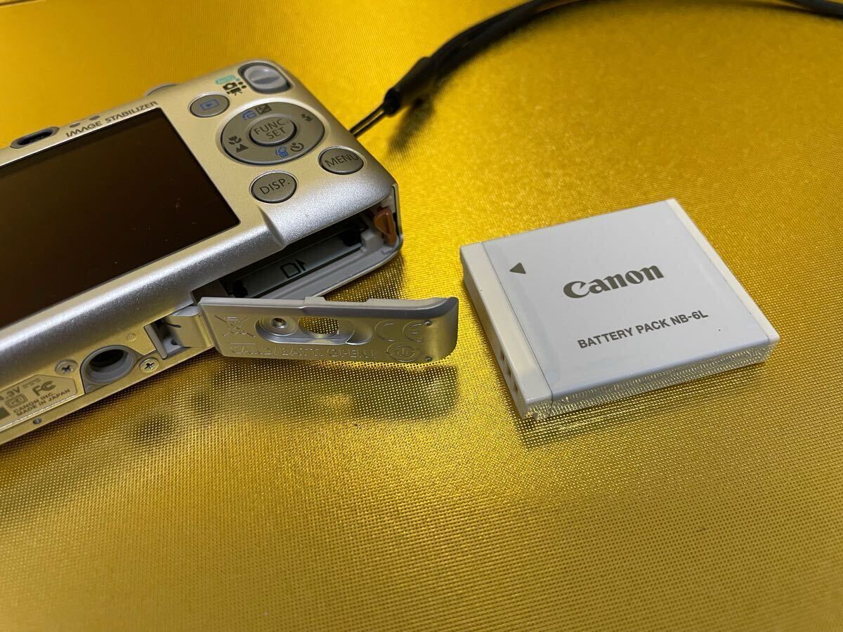 Canon IXY DIGITAL 110ISシルバー コンパクトデジタルカメラ デジカメ 