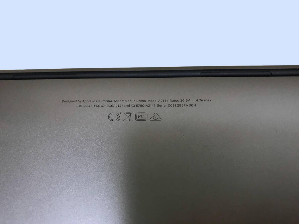 M4228 Apple MacBook Pro A2141 Core i9 ノートPC|MacBook本体 M4228 Apple MacBook Pro A2141 Core i9 ノートPC|MacBook本体