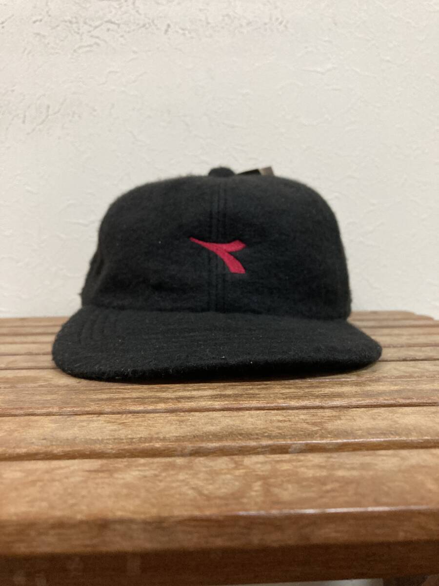 デッドストックvintageヴィンテージdiadoraフリースキャップ 90'sディアドラdeadstockビンテージ帽子90年代