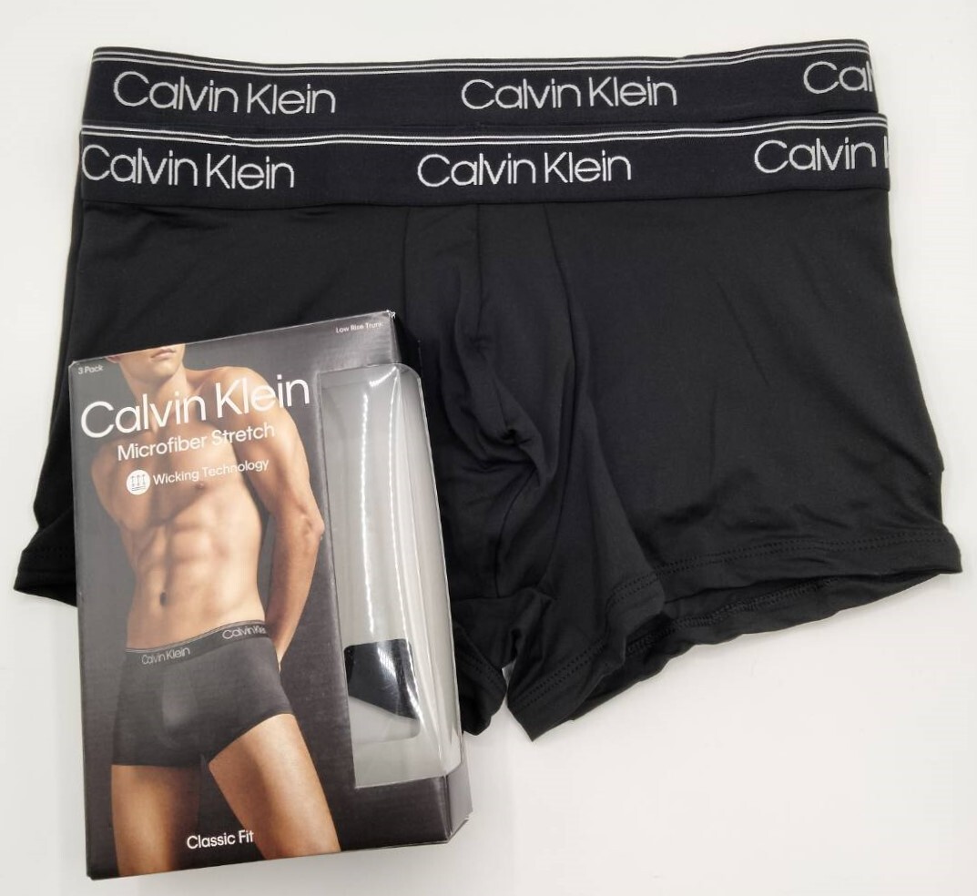 【Lサイズ】Calvin Klein(カルバンクライン) ローライズボクサーパンツ ブラック 2枚セット メンズボクサーパンツ 男性下着 NP2569