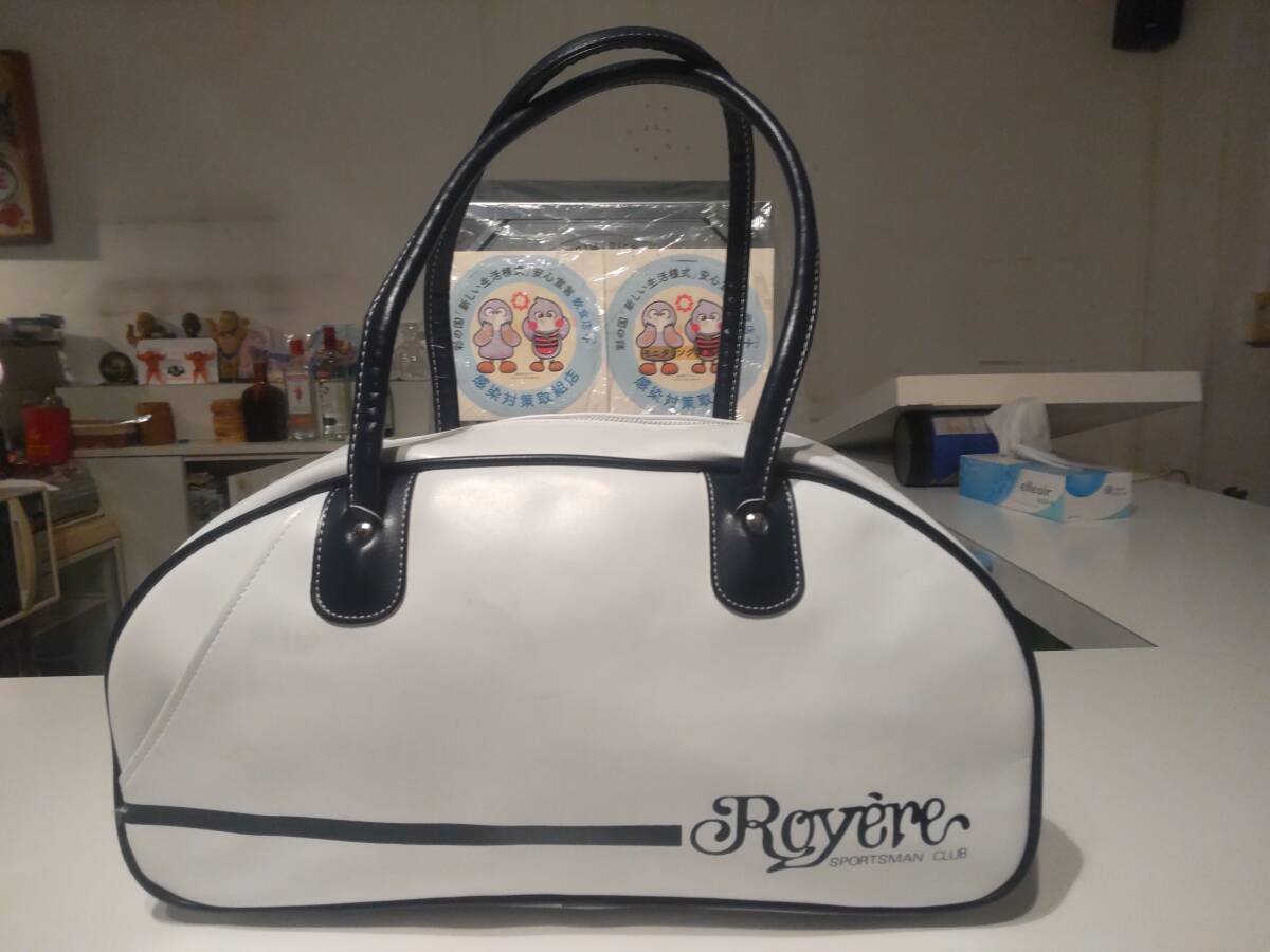 昭和レトロ★日本製★80年代★Royere ボストンバッグ スポーツバッグ★ヤンキー 不良 暴走族 ビーバップハイスクール 旧車 ディスコ 部活