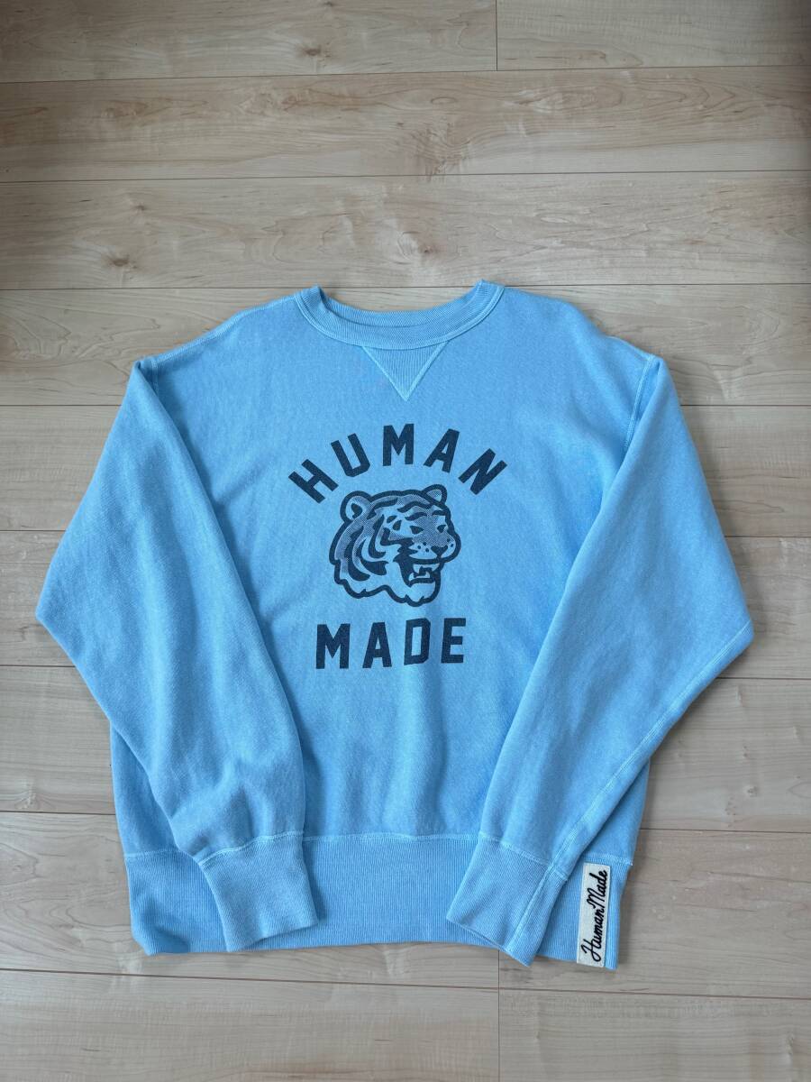 HUMAN MADE Tsuriami Sweatshirt #1 Blue L ヒューマンメイド ツリアミ スウェット NIGO 