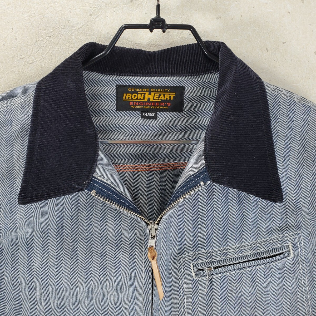 極美品 IRON HEART アイアンハート IHJ-119 ヘビーヘリンボーン 極美品 IRON HEART アイアンハート IHJ-119 ヘビーヘリンボーン