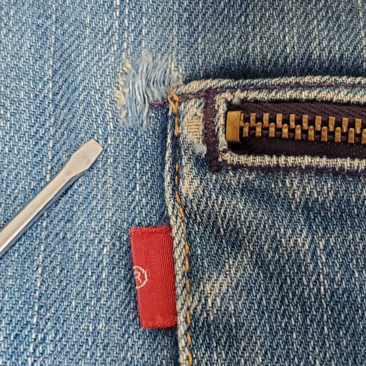 初期 LEVI'S Red リーバイスレッド wpl-423 ファスナー付き 立体 初期 LEVI'S Red リーバイスレッド wpl-423 ファスナー付き 立体