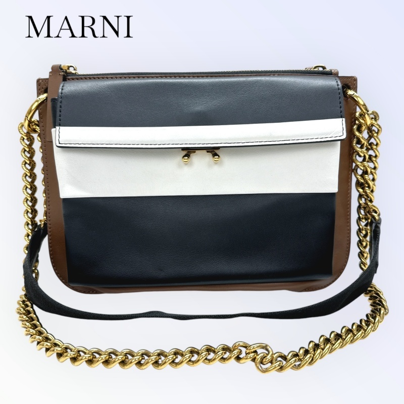 マルニ MARNI 2WAYショルダーバッグ チェーンショルダー クラッチバッグ