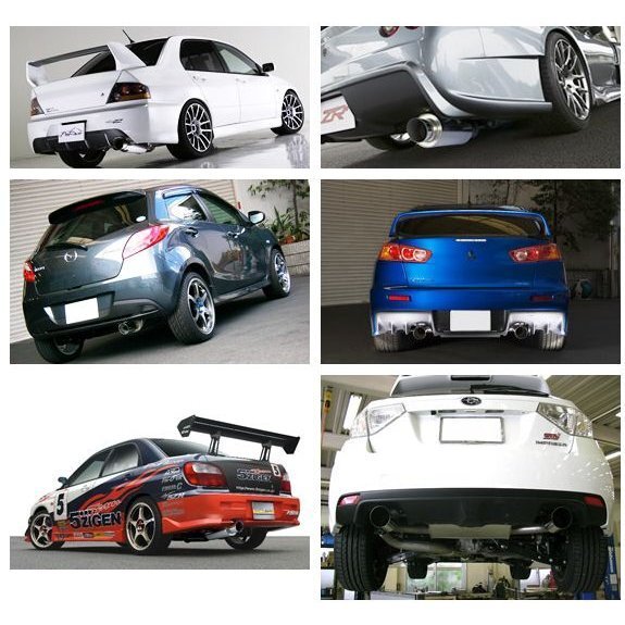 5ZIGEN プロレーサーZZマフラー 車検対応(JASMA) トヨタ ＭＲ－Ｓ GH-ZZW30 (1ZZ-FE) H11/10～H12/8_画像3